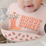 Bloomin' Boot Silicone Bib - Bridle Up Hope Shop