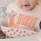 Bloomin' Boot Silicone Bib - Bridle Up Hope Shop