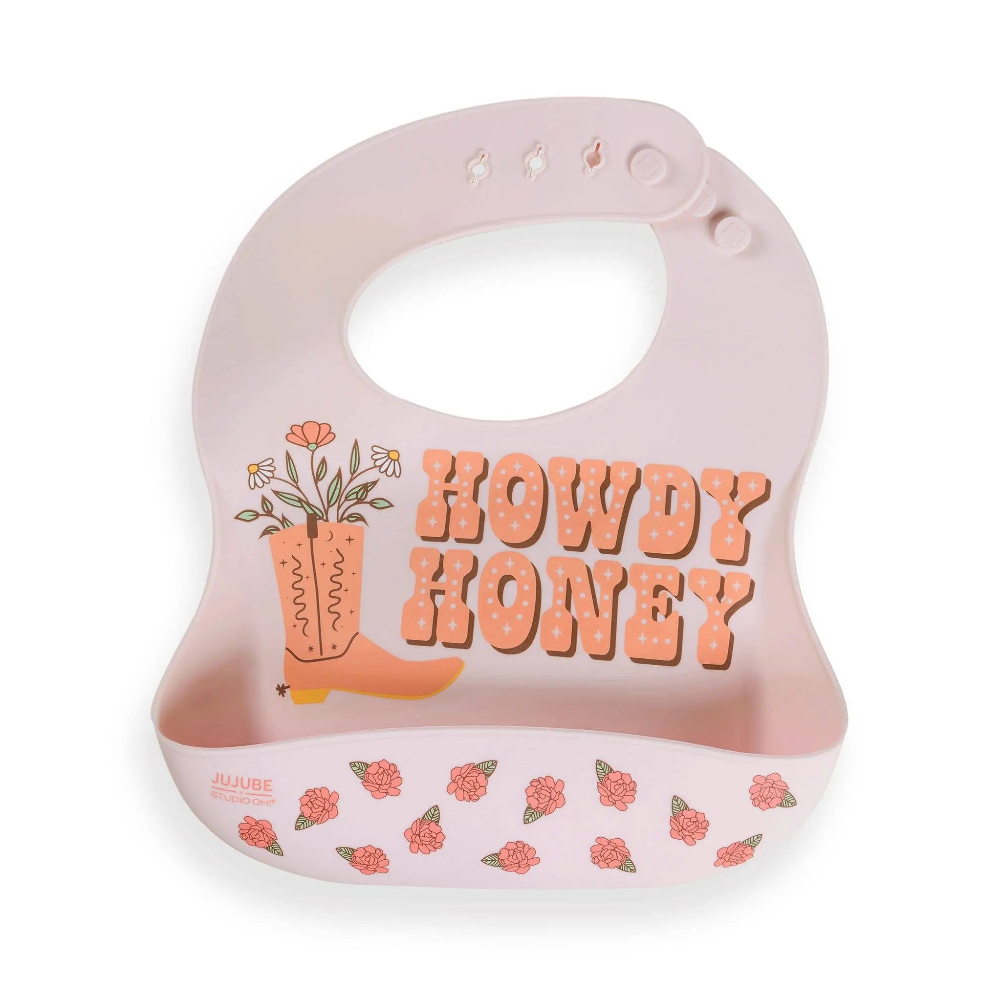 Bloomin' Boot Silicone Bib - Bridle Up Hope Shop