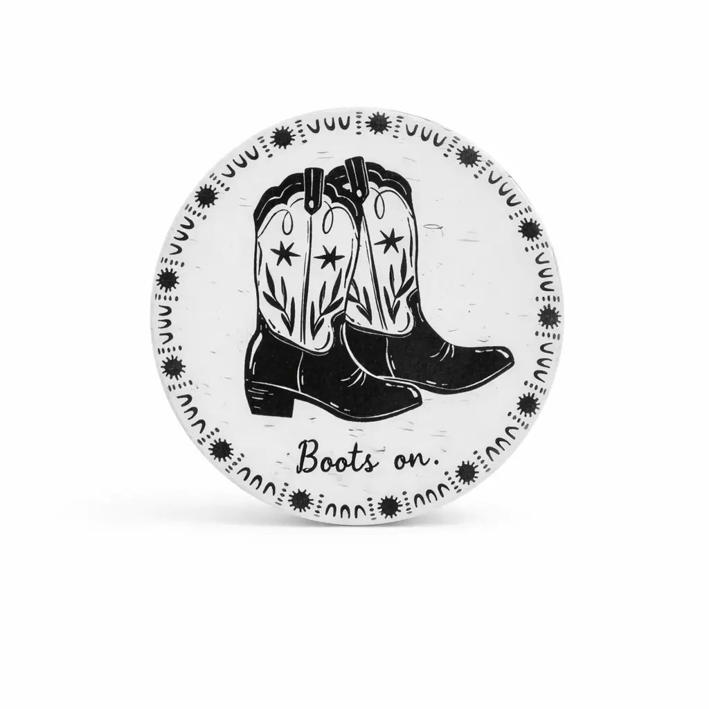 Boho Western Cowgirl Coasters (6 pack) - Bridle Up Hope Shop