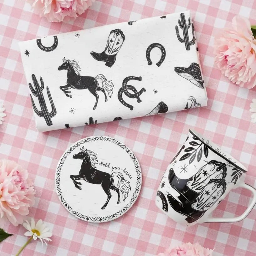Boho Western Cowgirl Coasters (6 pack) - Bridle Up Hope Shop