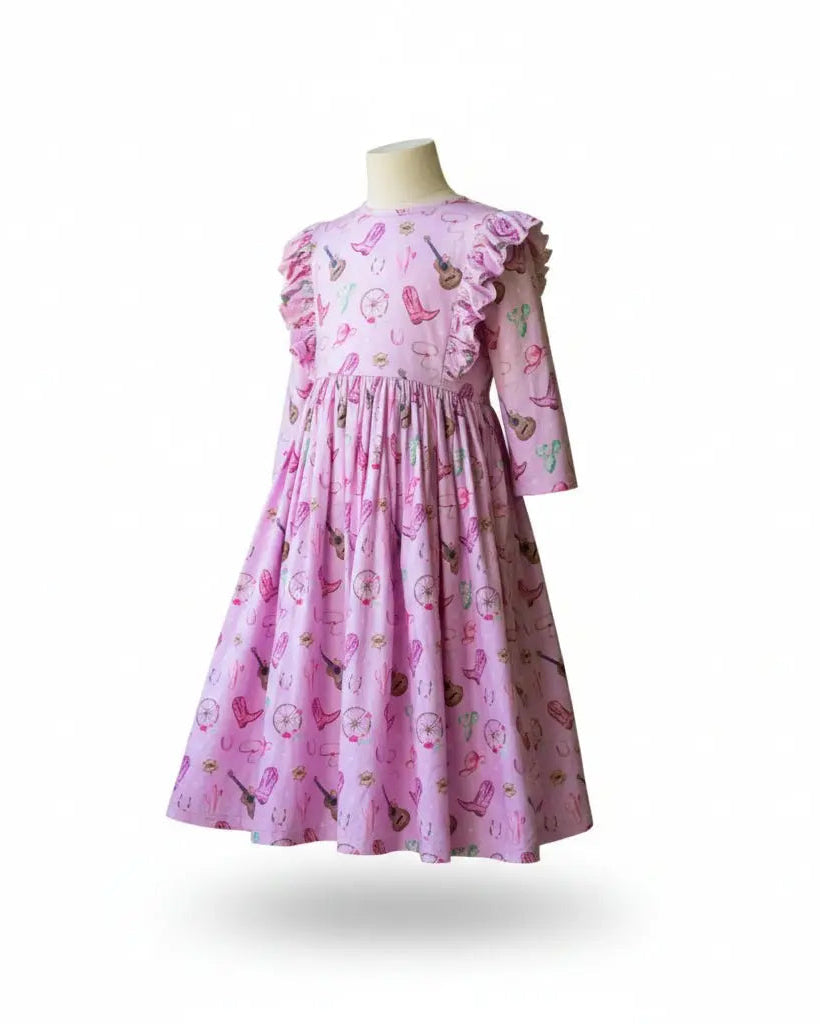 Boot Scootin' Ruffle Dress - Bridle Up Hope Shop