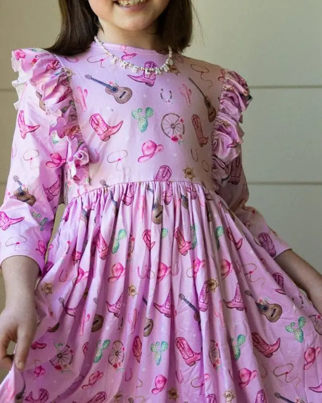 Boot Scootin' Ruffle Dress - Bridle Up Hope Shop