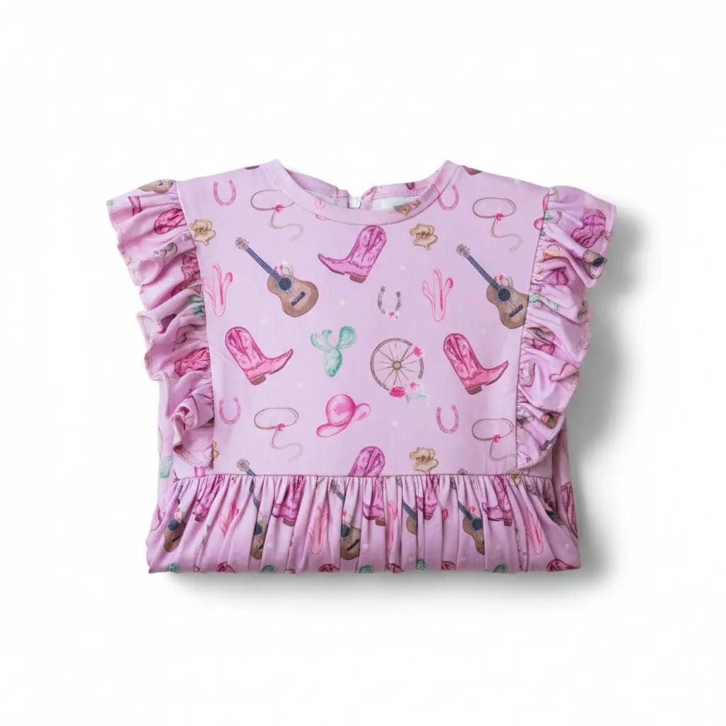 Boot Scootin' Ruffle Dress - Bridle Up Hope Shop