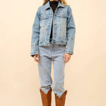 Boot Stitch Denim Trucker Jacket - Bridle Up Hope Shop