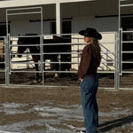 Boot - Stitch Sweatshirt (Cocoa) - Bridle Up Hope Shop