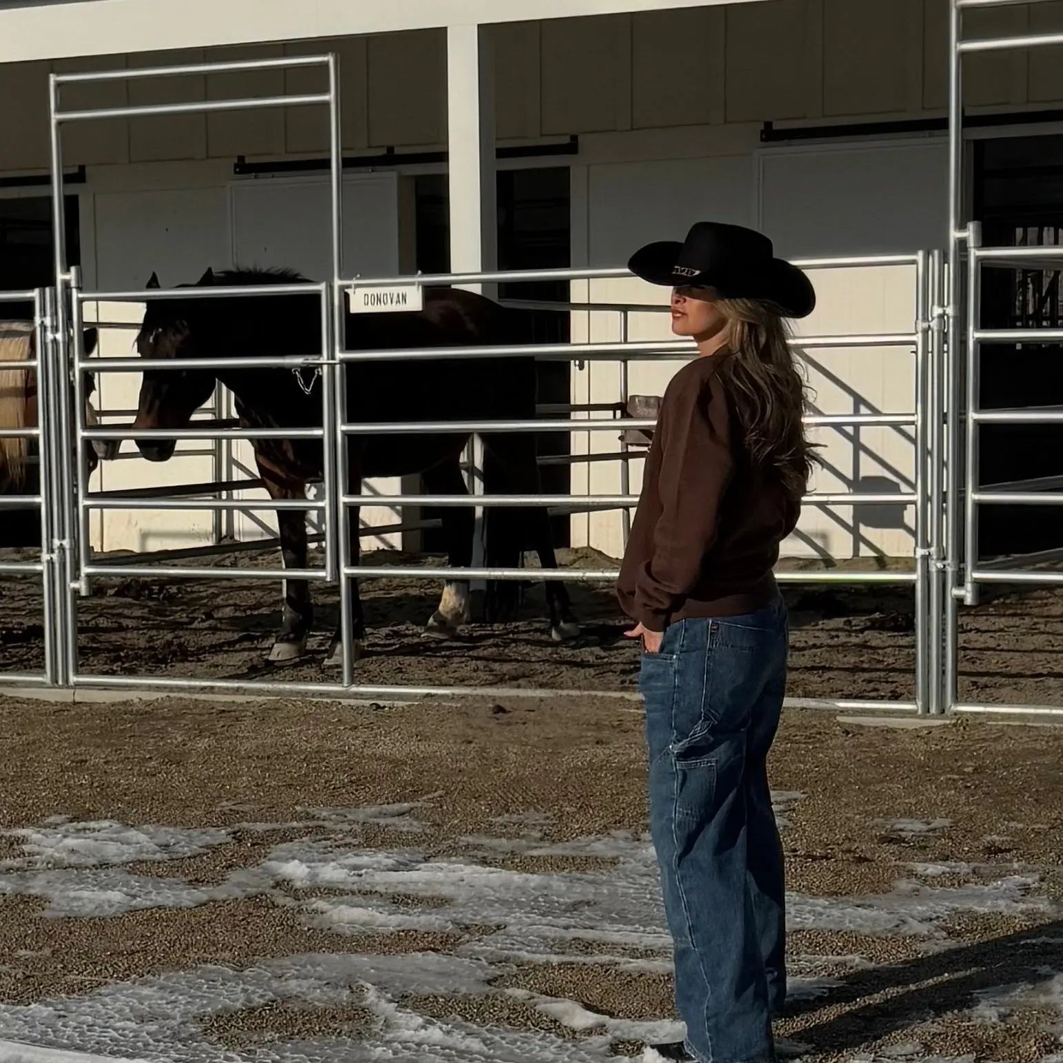 Boot - Stitch Sweatshirt (Cocoa) - Bridle Up Hope Shop