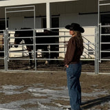 Boot - Stitch Sweatshirt (Cocoa) - Bridle Up Hope Shop