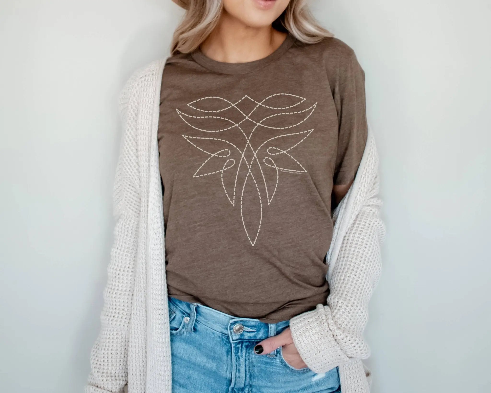 Boot Stitch T-Shirt - Bridle Up Hope Shop