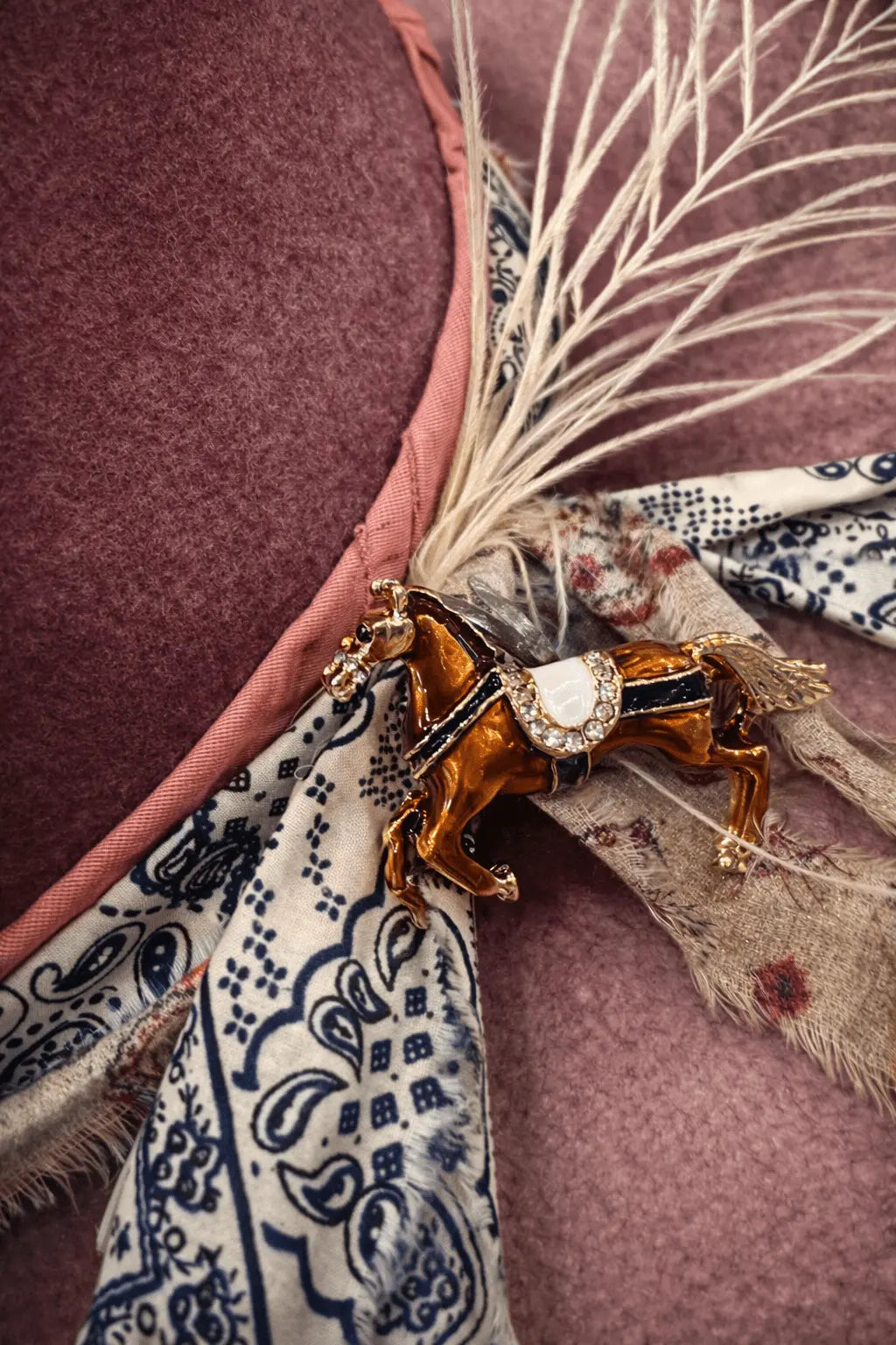 Bridle Up Horse Brooch - Bridle Up Hope Shop