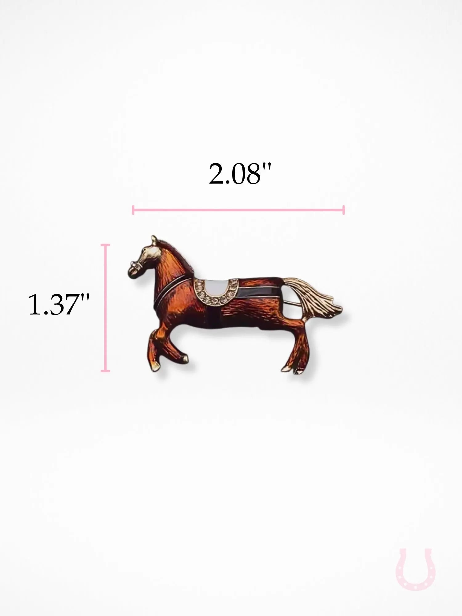 Bridle Up Horse Brooch - Bridle Up Hope Shop