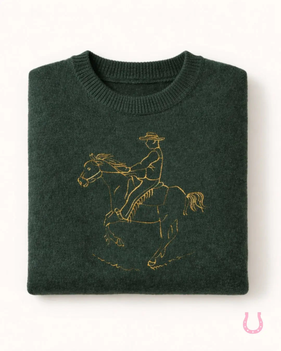 Bridle Up Rider Sweater (Green) - Bridle Up Hope Shop