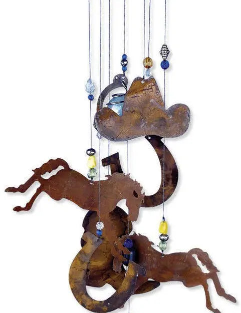 Bronco Cowboys Wind Chime - Bridle Up Hope Shop