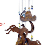 Bronco Cowboys Wind Chime - Bridle Up Hope Shop
