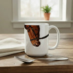Brown Horse Bridle Snout Mug - Bridle Up Hope Shop