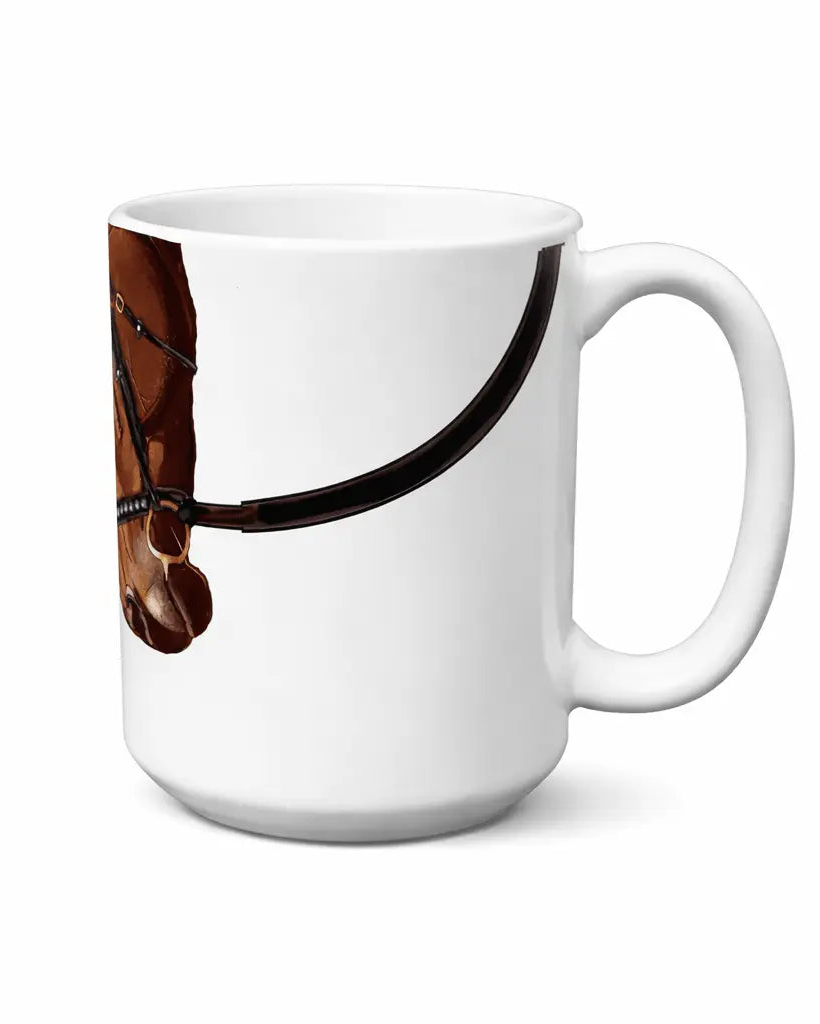 Brown Horse Bridle Snout Mug - Bridle Up Hope Shop
