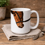 Brown Horse Bridle Snout Mug - Bridle Up Hope Shop