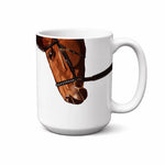 Brown Horse Bridle Snout Mug - Bridle Up Hope Shop