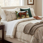 Brown Horse Hook Pillow - Bridle Up Hope Shop