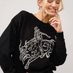Buckin' Bronco Sweatshirt - Bridle Up Hope Shop