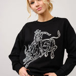 Buckin' Bronco Sweatshirt - Bridle Up Hope Shop