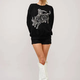 Buckin' Bronco Sweatshirt - Bridle Up Hope Shop