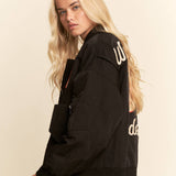 Rodeo Horse Embroidered Bomber Jacket
