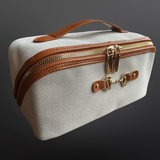 Equestrian Canvas Toiletry Bag