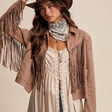 Sundance Suede Fringe Jacket