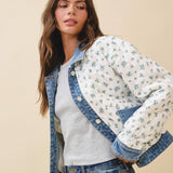 Forget-Me-Not Country Quilted Jacket