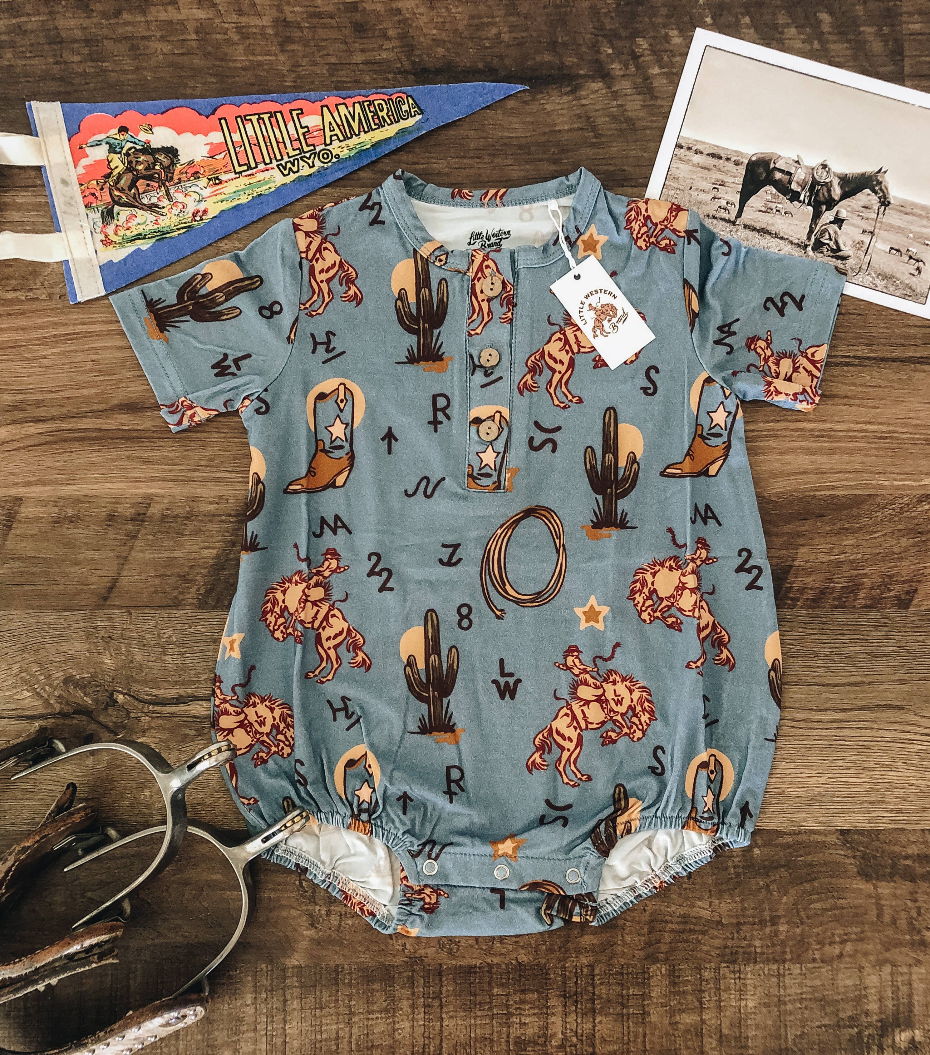 rearing horse romper
