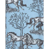 blue horse kitchen towel