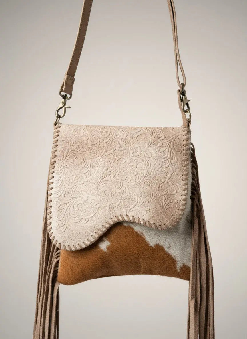 Faye's Fringe Leather Purse Faire - Myra Bag