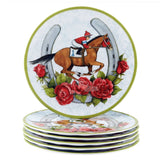 Day at the Races Melamine Salad Plate 9 Faire - Certified International
