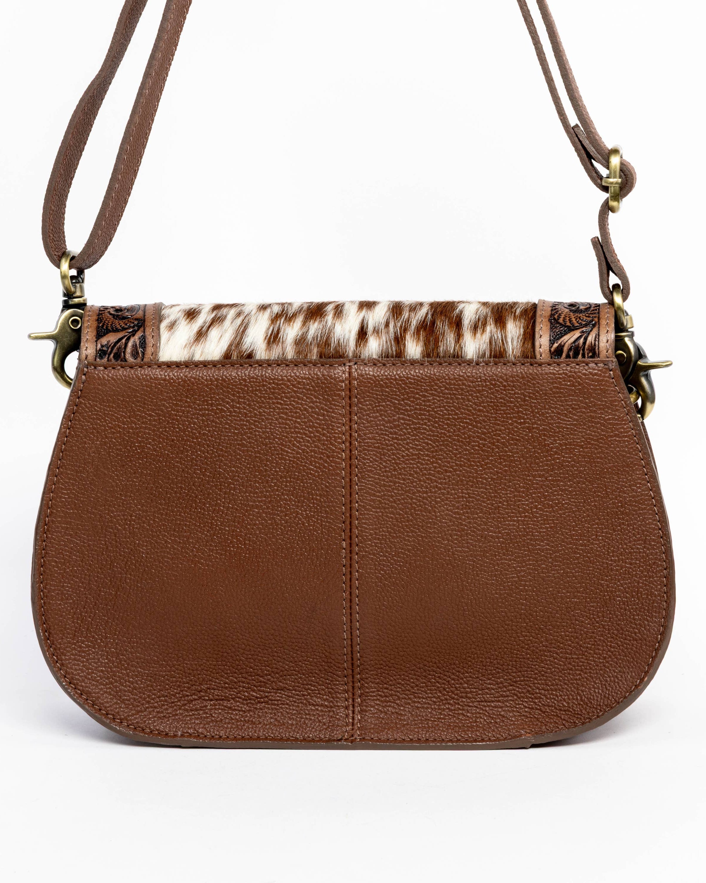 Saddle & Hide Tooled Purse