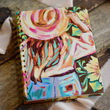 cowgirl cactus notebook