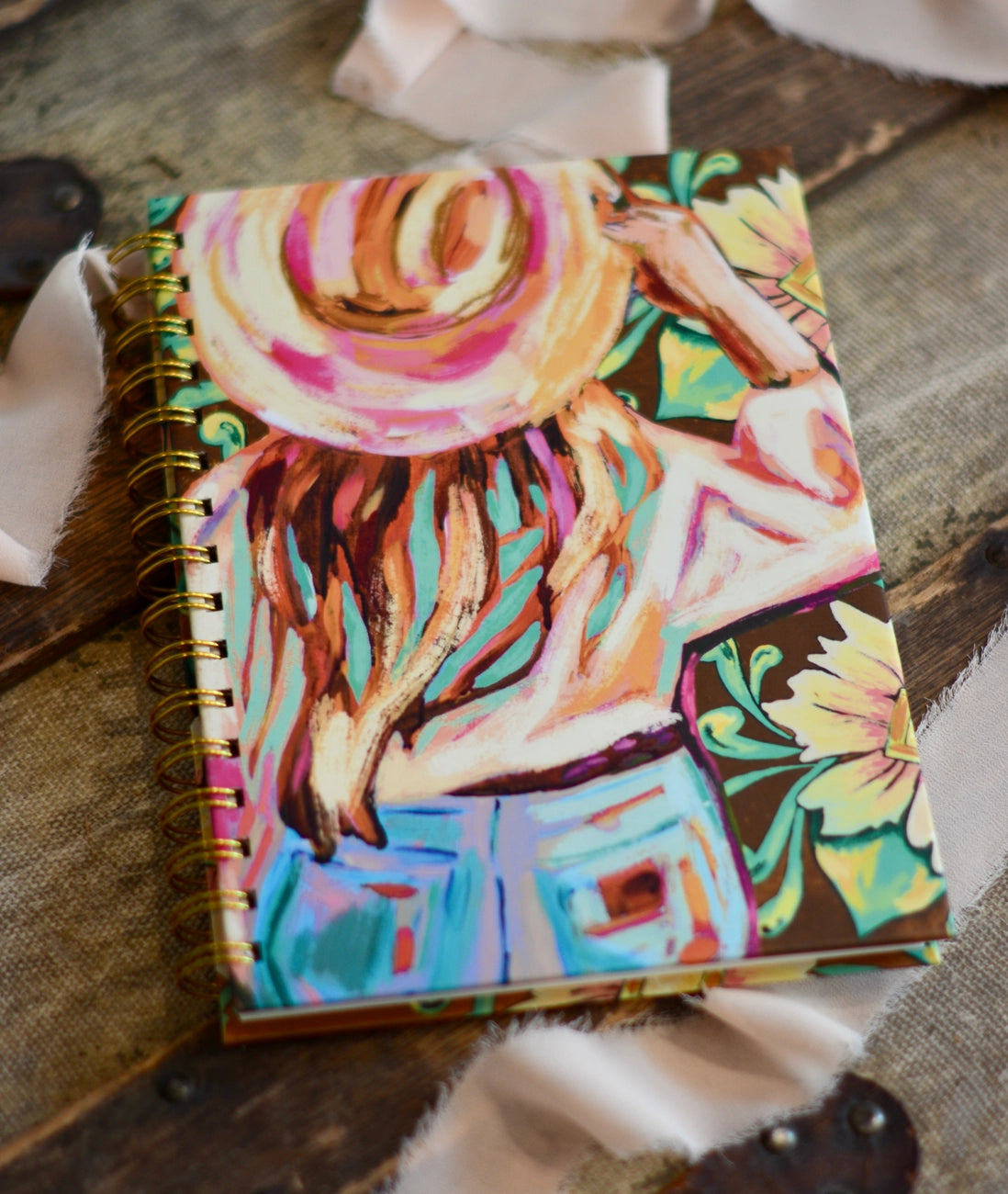 cowgirl cactus notebook