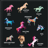 horse painting sticker book