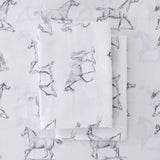 Equestrian Heirloom Cotton Sheet Set