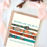 Horse Mama Holds It All Together--Greeting Card
