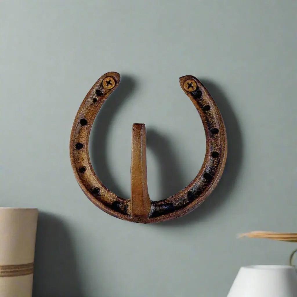 Cast Iron Horseshoe Hook - Bridle Up Hope Shop