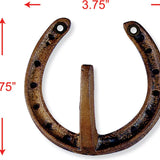Cast Iron Horseshoe Hook - Bridle Up Hope Shop