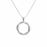 Circle of Influence Necklace Silver