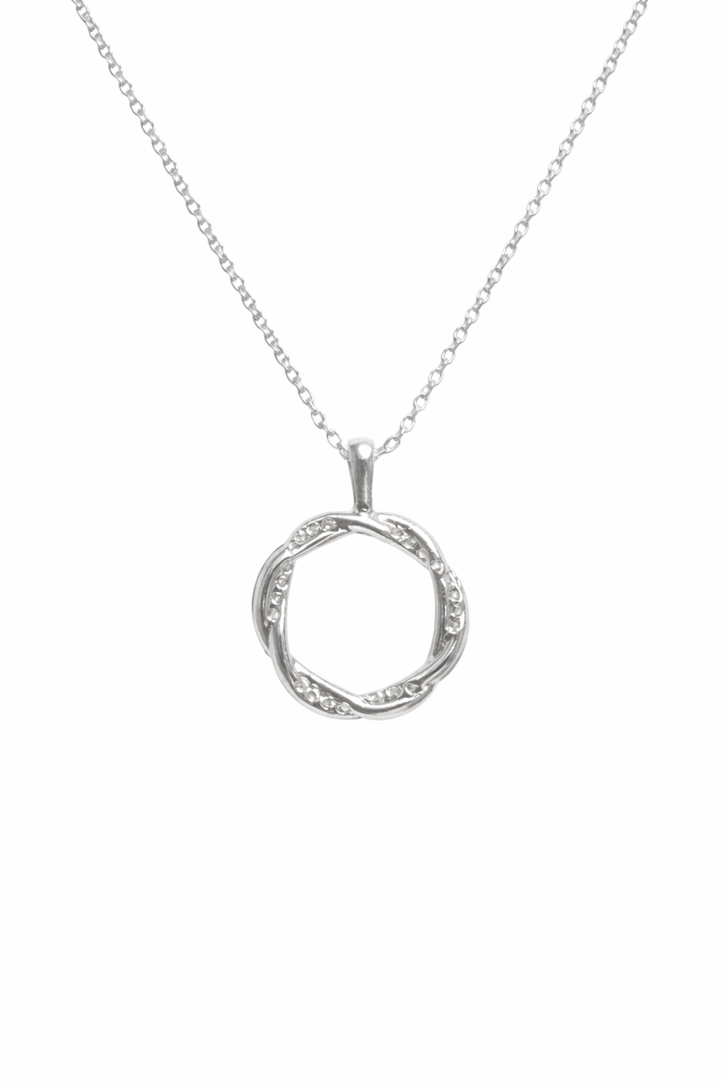 Circle of Influence Necklace Silver