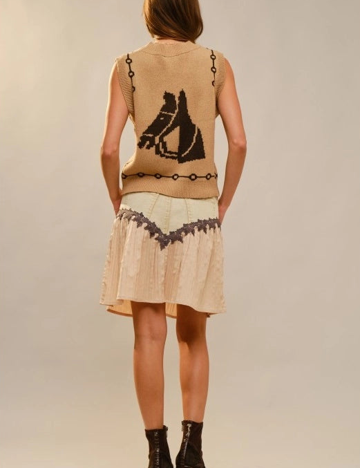 Bit & Bridle Sweater Vest