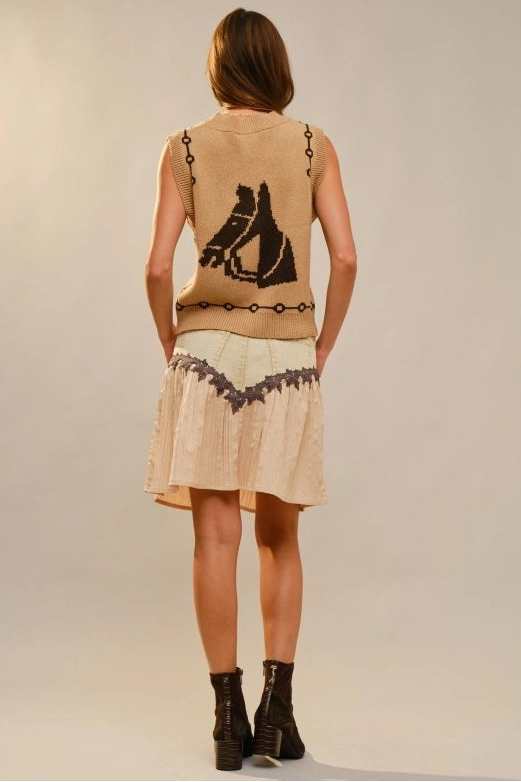 Bit & Bridle Sweater Vest