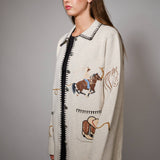 Western Long Button-Up Jacket