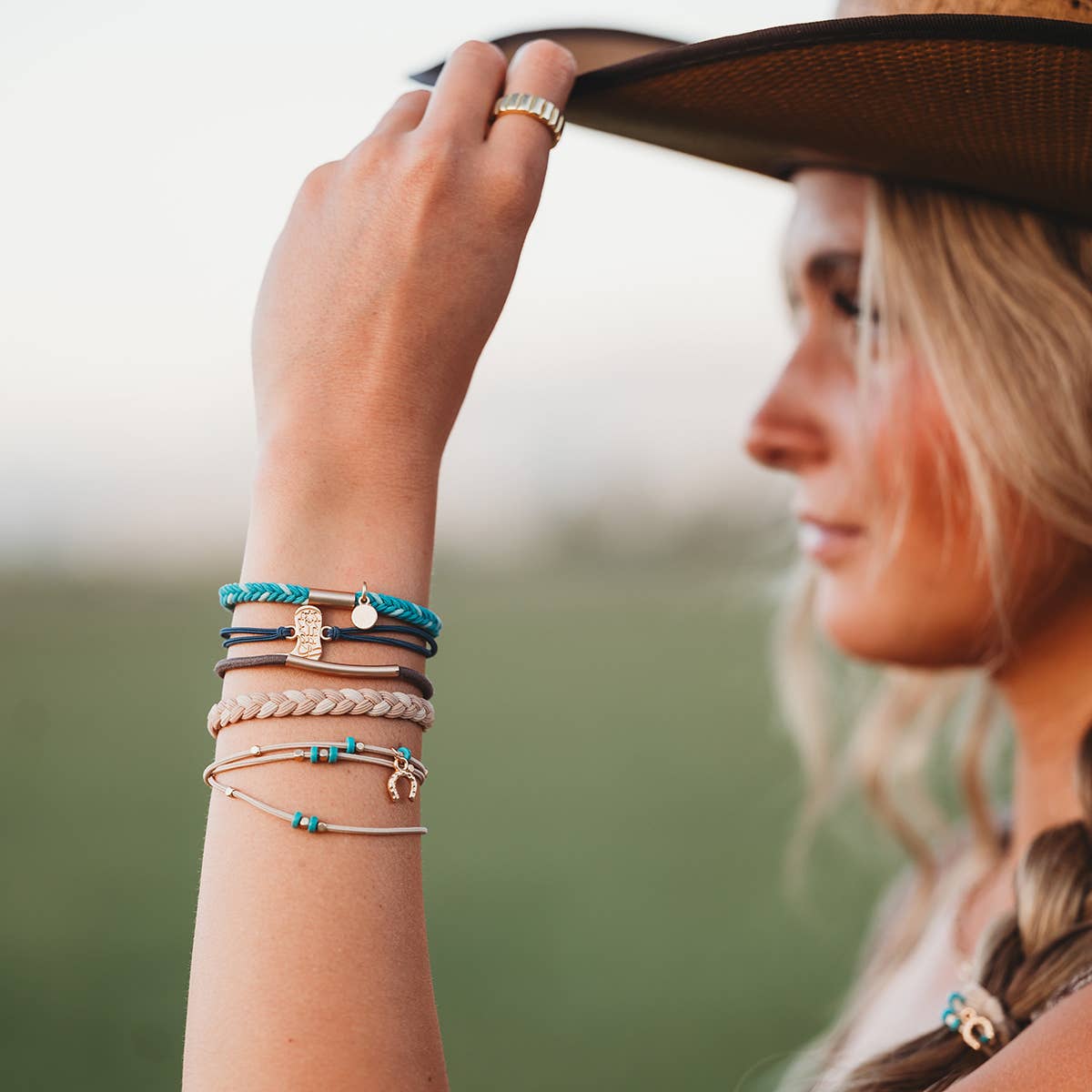 cowgirl hair tie bracelets