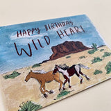Happy Birthday Wild Heart Horse Card