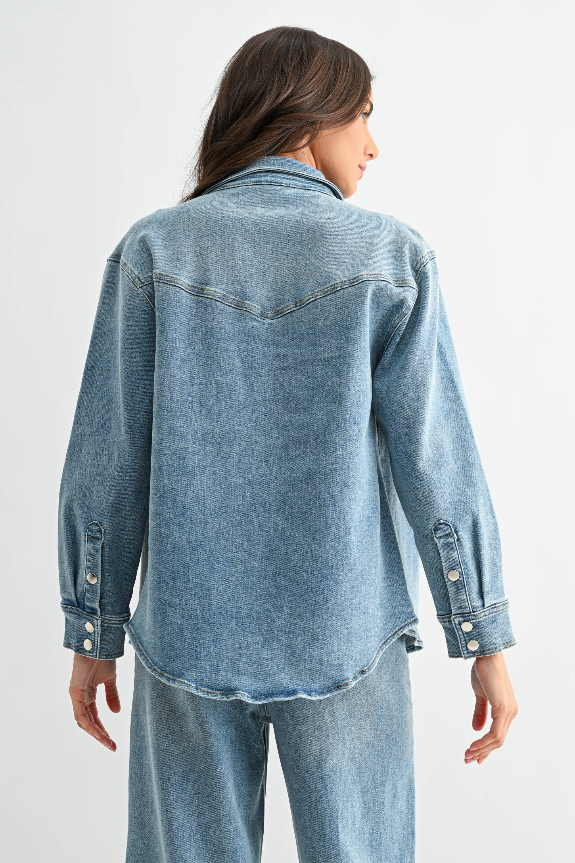 Horse Studded Denim Jacket